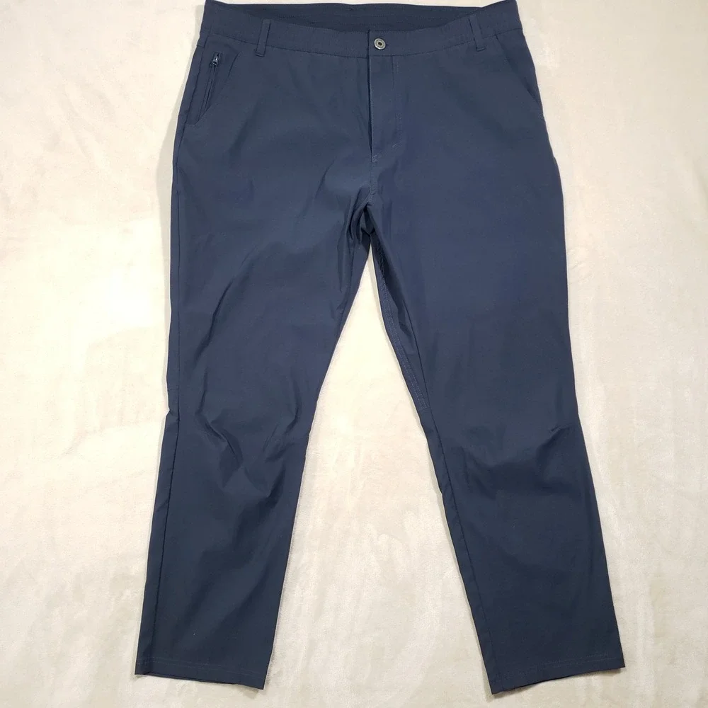 KUHL Renegade Recon Pants Mens 42x30 Blue Duralux Stretch Hiking Travel 2439